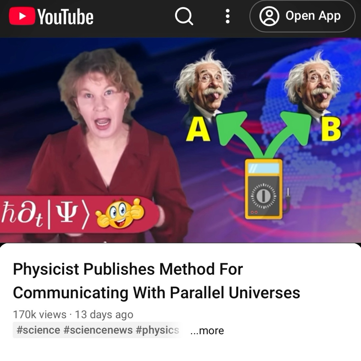 Communication between branches of the multiverse